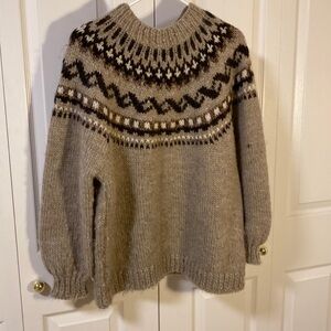 Beautiful dainty handmade wool sweater!!